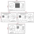thumbnail image 3 of Yazoeia Microscope Accessories Kit High Precision Film Point Gauge Soft Ruler Microscope Micrometer Calibration Slide Microscope Slides (Warna : 90x50mm) CJC912-192180, 3 of 3