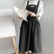thumbnail image 4 of Delantales de cocina JINGXI para mujer Delantales de estrellas a cuadros para mujer Delantales de chef para hombre con bolsillos Delantal de chef para hombre Delantales y gorras con correa de cuero, 4 of 4