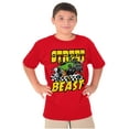 thumbnail image 4 of Cool Street Beast Cartoon Racecar Men's Graphic T Shirt Tees Brisco Brands X, 4 of 6
