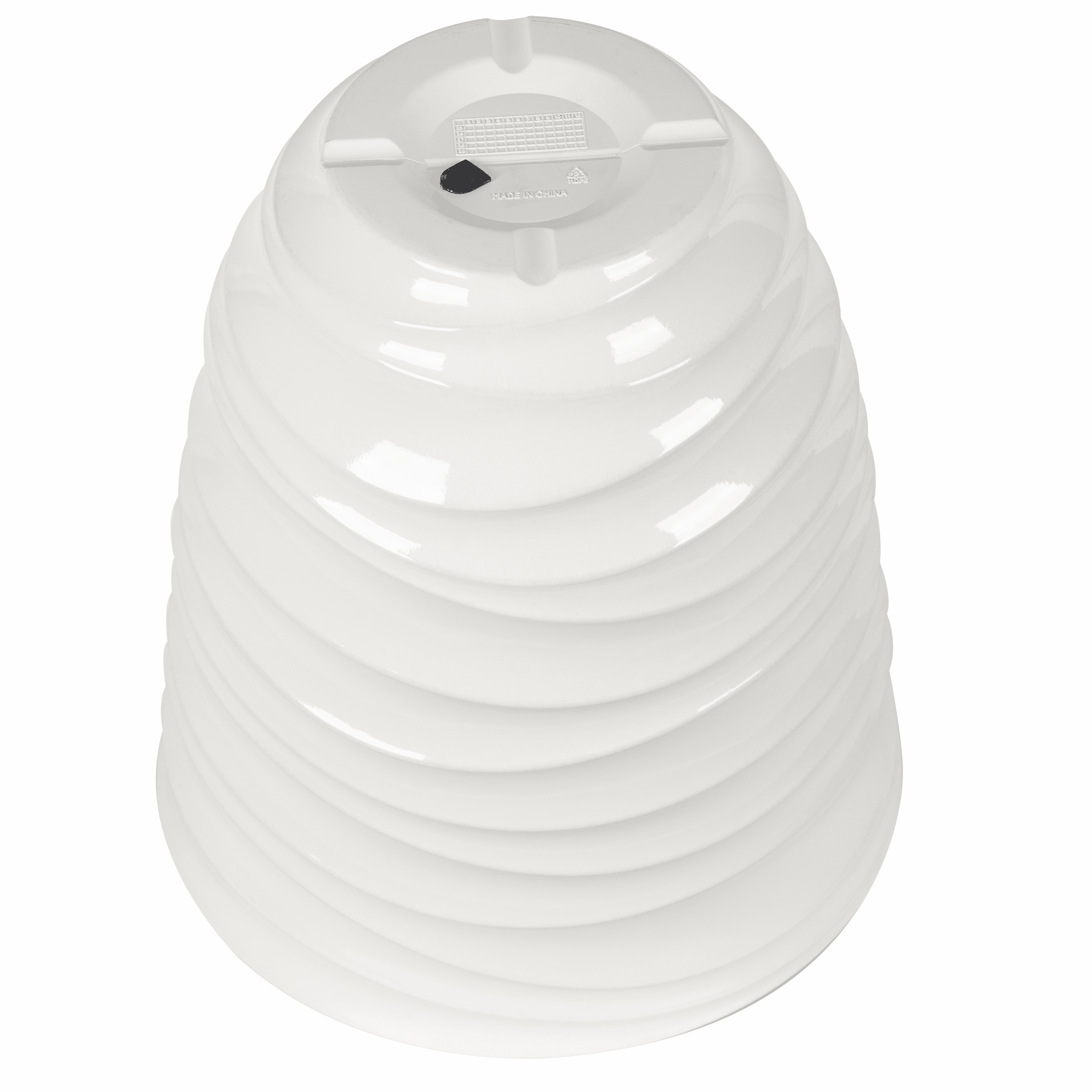 Mainstays Capri 16" x 16" x 18" Round White Plastic Planter