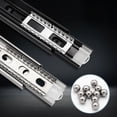 thumbnail image 2 of Three Link Drawer Tracks Full Extension Drawer Slides Side Mount Ball Bearing, 2 of 11