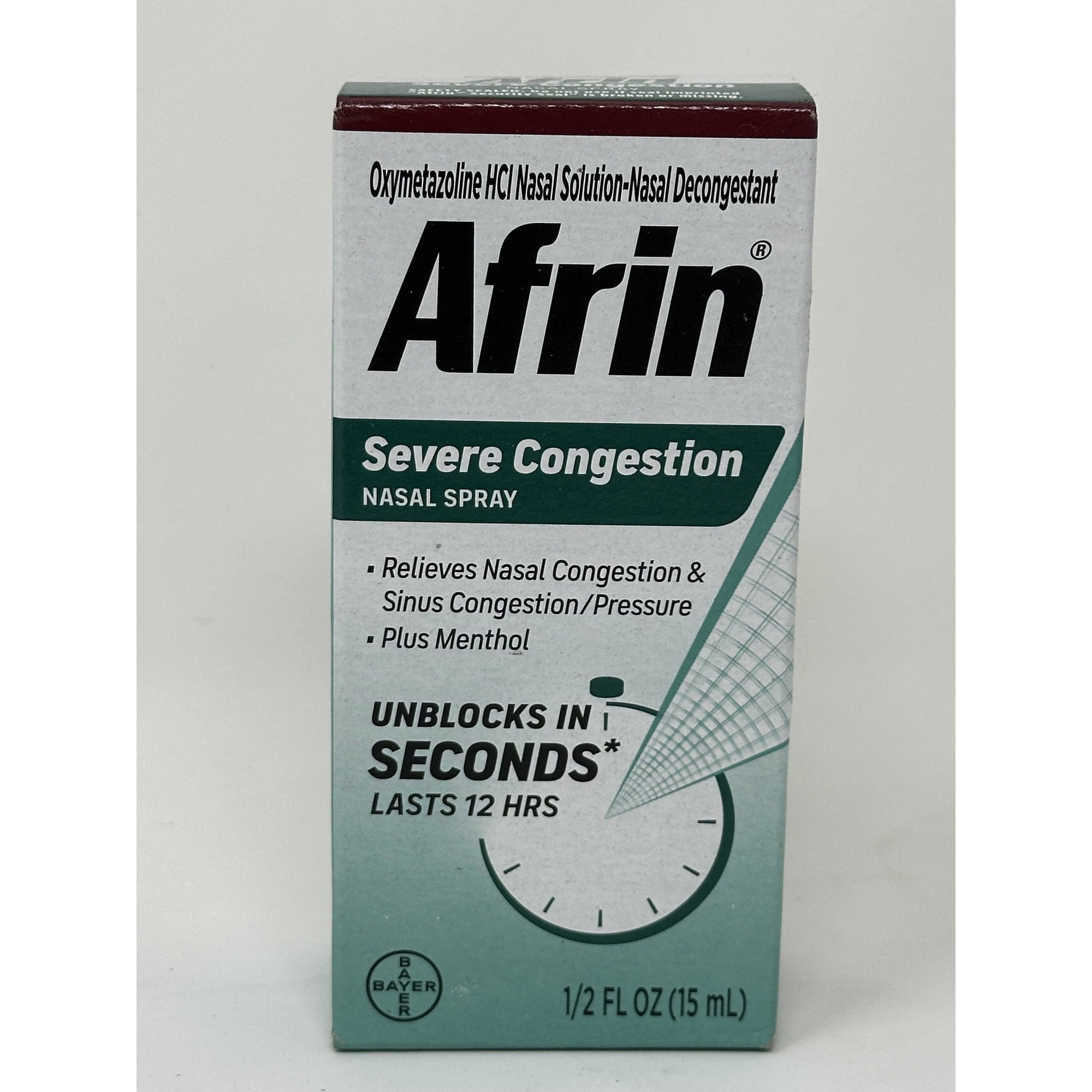 Afrin Nasal Spray Severe Congestion 15 mL (Pack of 6)