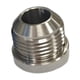 thumbnail image 3 of Accesorio de acero inoxidable para soldar, macho de palanquilla, duradero, para fluido de aire, refrigerante, aceite combustible, reemplazo directo, accesorio soldable con tapón de AN10, 3 of 9