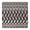 Black White Geometric, variant on Blue and Orange Geometric Boho Pattern Square Fitted Tablecloth with Elastic Edge,Square Table Cover,Washable Elastic Table Cover for Home Kitchen Party Decor 34"x34"