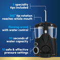 thumbnail image 3 of Waterpik Ultra Water Flosser with 10 Settings, 5 Tips, ADA Accepted, Black, 3 of 13