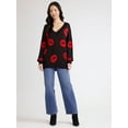 thumbnail image 2 of Madden NYC Women's Oversized Sweater, Midweight, Sizes XXS-XXL, 2 of 2