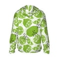 thumbnail image 3 of Fotbe Green Various Lemons Men's Women's UPF 50+ Sun Protection Jacket Hooded Cooling Shirt with Pockets Hiking Outdoor Performance-X-Large, 3 of 9