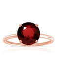 thumbnail image 1 of GemsNY July Birthstone - Dainty Round Four Prong Ruby Solitaire Ring (Grade - AAA | 1.55cts.), 1 of 4