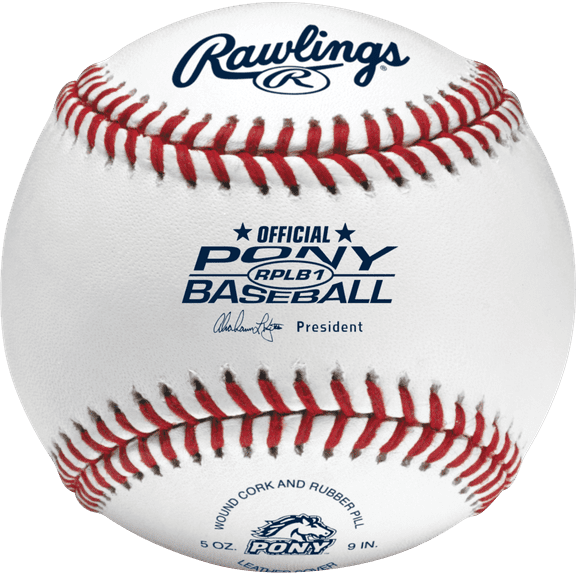 Rawlings | PONY LEAGUE Baseballs | Tournament Grade | RPLB | Youth/14U | 12 Count