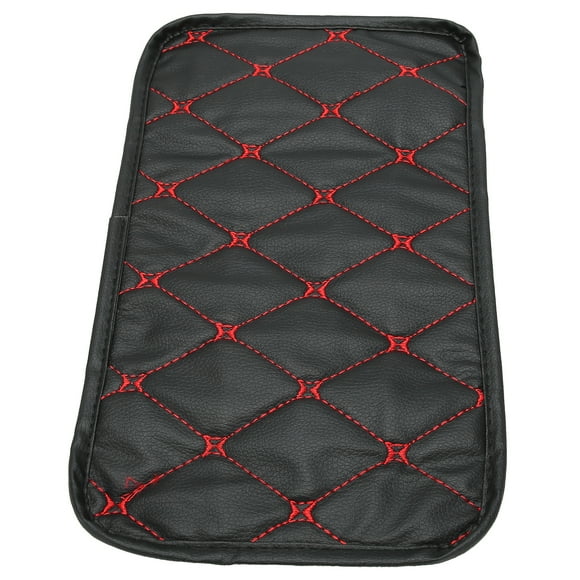 Storage Box Cover, Waterproof Dustproof Tasteless PU Leather Arm Rest Box Mat For Garage For Home For Car Shop