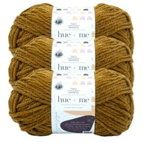 Lion Brand Yarn Hue   Me Arrowwood Bulky Yarn Acrylic, Wool Yarn 3 Pack