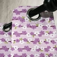 thumbnail image 2 of Ambesonne Japanese Grommet Curtain Single Panel, Cherry Branches Bloom, 50"x60", Lilac White Green, 2 of 5