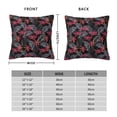 thumbnail image 2 of Pofeuu Colorful Hawaii Palms Print Double-sided plush pillowcase Square Throw Pillow Covers Pillows Cover for Living Room Bedroom Sofa Couch Cushion Cover（No pillow core）-24"x24", 2 of 7
