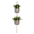 thumbnail image 1 of Cintre Double Planteur Macrame, 1 of 2