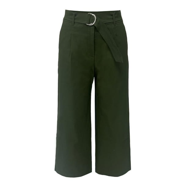 Pantalón George Talla G con Cinturón y Pierna Recta Militar