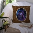 thumbnail image 3 of Carolines Treasures SS8385PW1414 Starry Night Cocker Spaniel Fabric Decorative Pillow, 14Hx14W, multicolor, 3 of 4