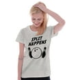 thumbnail image 4 of Split Happens Bowling League Nerd Womens Fitted Plus Size Graphic Tee Brisco Brands 3X, 4 of 5