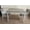 Washed gray + white tube, variant on 3-Piece Modern Dining Set,Space Saving Dinette for Kitchen Breakfast Nook,Dining Room,Kitchen Table with Upholstered Chairs Set for Small Spaces