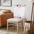 thumbnail image 6 of Red Blue Star 4th of July Chair Back Covers, Removable Chair Covers for Dining Chairs Set of 8, Washable Chairs Slipcovers Back Seat Protector for Wedding Party 19"x20", 6 of 9