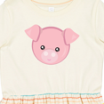 thumbnail image 4 of Inktastic Cute Pig, Little Pig, Piggy, Pink Pig Girls Toddler Dress, 4 of 5