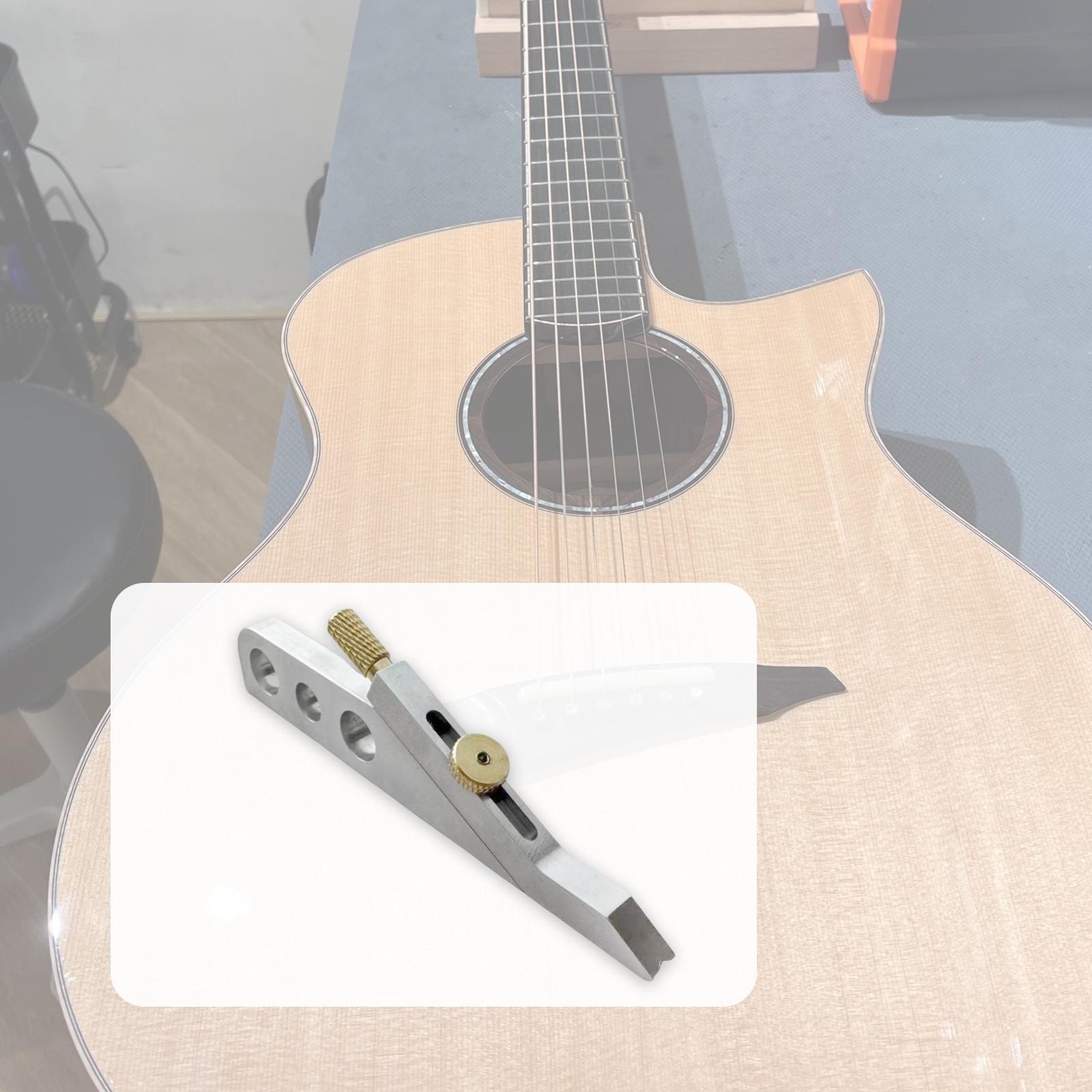 Dualoai Guitar Nut Scrbe Tool Repair Tool,Compact,Portable,Lightweight,Professional Metal Accessories Classical Instruments Making