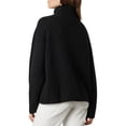 thumbnail image 2 of VELVET BY GRAHAM & SPENCER Womens Judith Wool Blend Turtleneck Sweater, 2 of 2