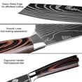 thumbnail image 4 of MDHAND 7.5 Inch Kitchen Knife, Ultra Sharp Stainless Steel Chef Knife for Chopping and Slicing, 4 of 7