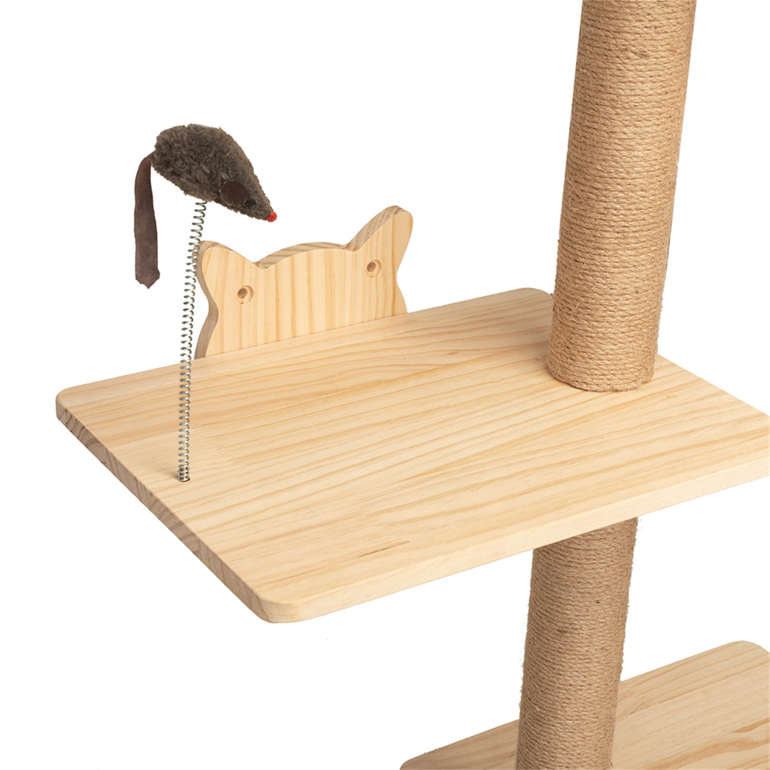 Pefilos 69" Wall Mounted Cat Tree for Indoor Cats 4-Tier Floor Tall Kitty Climbing Activity Center with Scratching Post, Cat Tree Tower with Hammock, Dangling Ball Upgraded, Beige Pefilos 69" Wall Mounted Cat Tree for Indoor Cats 4-Tier Floor Tall Kitty Climbing Activity Center with Scratching Post, Cat Tree Tower with Hammock, Dangling Ball Upgraded, Beige