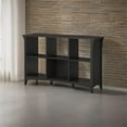 thumbnail image 2 of Pemberly Row Furniture Salinas 6 Cube Organizer in Vintage Black, 2 of 6