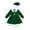N-Green-41, variant on CUZIBR Kids Christmas Elf Costume Girl 4 PC Outfits Dresses And Socks Hat Shoes Set Long Sleeve Crew Neck Soft Photo Shoot Wear,Green,7-8 Years