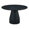 thumbnail image 2 of Moe's Home Collection Templo Round Solid Concrete/Steel Dining Table in Black, 2 of 7