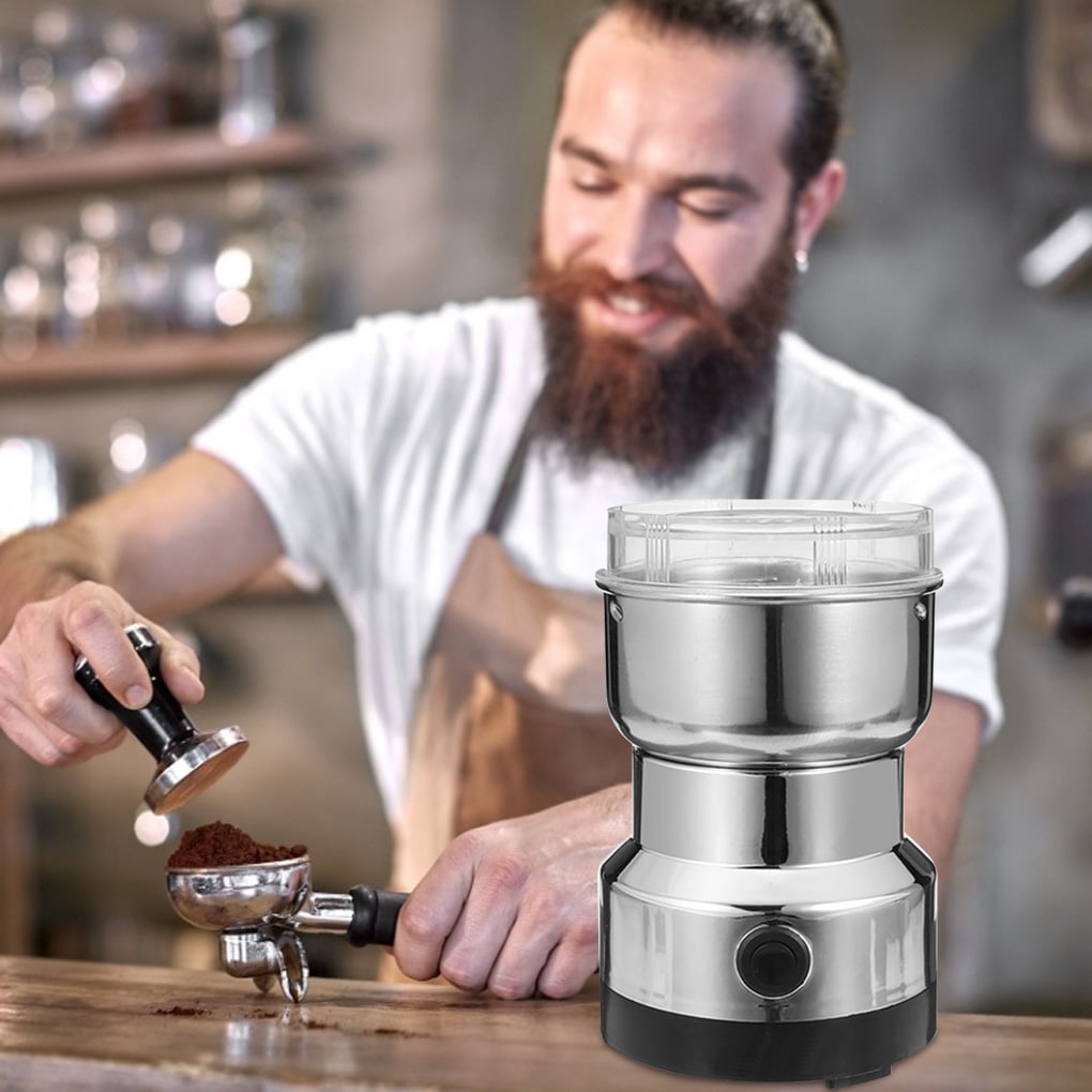 Buy Wholesale China Stainless Steel Coffee Grinder Mill Machine Portable  160w Electric Nuts Spice Coffee Bean Grinder & Electric Coffee Bean Grinder  at USD 11.6