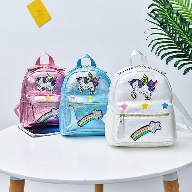 Sac à Dos de Mode Licorne Mignon pour Enfants Bleu