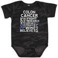 thumbnail image 3 of Inktastic Colon Cancer Awareness Ribbon Boys or Girls Baby Bodysuit, 3 of 5