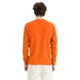 thumbnail image 3 of Hanes Essentials Men's Cotton Long Sleeve T-Shirt, Value 4-Pack Safety Orange 2XL, 3 of 4