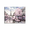 thumbnail image 1 of Original Design Pretty Pink Paris Fine Art Canvas, 1 of 2