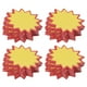 thumbnail image 1 of Etiquetas de precio de venta en blanco Uxcell con estallido de estrella, etiquetas de precios fluorescentes de 50x70 mm, colores para venta al por menor, paquete de 400, 1 of 4