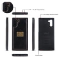 thumbnail image 4 of Samsung Galaxy Note 10 6.3 inch Wallet Detachable Case, Dteck Zipper Purse Phone Case Multi-functional Folio Flip Leather Removable Magnetic Back Cover For Samsung Galaxy Note10,Black, 4 of 9