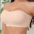 thumbnail image 4 of Aezemi Push up Strapless Bras Women No Underwire Soft Supportive Spring Summer Bandeau Bra Non Slipping Wireless Padded Fashion Tube Tops XS, 4 of 7