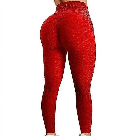 Women Leggings Anti-Cellulite High Waist Push Up Yoga Pants TikTok Butt Lift Size S