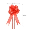 thumbnail image 2 of Uxcell 20Pcs 5" x 8" Large Pull Bow Big Gift Wrapping Bows Ribbon Red for Wedding Car Baskets Presents Christmas Bow, 2 of 6