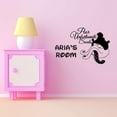 thumbnail image 3 of Girls Poor unfortunate Souls Cute Quotes & Sayings Wall Decal Decoration Custom Name Inspirational Wall Decor Quote Lasts Years and Easily Removable - Size: 40 In(W) x 28 In(H), 3 of 5