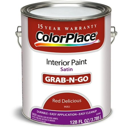Colorplace Red Delicious Semi Gloss Interior Paint 1 Gallon Departments