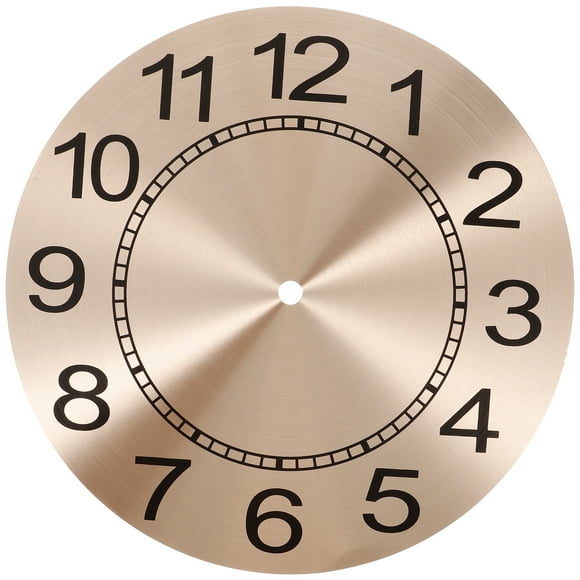 BRIGHTFUFU Reemplazo de reloj de pared, esfera redonda, Panel de esfera, reloj Digital DIY, pieza de reloj