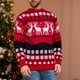 thumbnail image 3 of Pullover Knitted Sweater Comfortable Round Neck Christmas Sweater Long Sleeve For Festival For Home ANGGREK Otros, 3 of 5