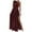 Wine, variant on OSOLU Solid Color Women Long One Shoulder Elegant Evening Dress Fashion Elegant Dress Party Festive Party Dress With Slit Soft Sundress Vacation 2025 Elegant Classy Dresses