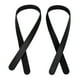 thumbnail image 1 of Asas de bolso de cuero de repuesto, correas cortas de bolso de 21,7 pulgadas con extremo de agujeros para bolso de ganchillo DIY, color negro, 1 of 5