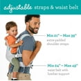 thumbnail image 5 of Infantino Flip 4-in-1 Convertible Light & Airy Baby Carrier, 4-Position, 8-32lb, White, 5 of 11