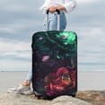 thumbnail image 7 of Susaid Red And Green Carnation Print Elastic Washable Suitcase Cover with Hidden Zipper, Fits 18-32 Inch Luggage for Protection During Travel-Medium, 7 of 7