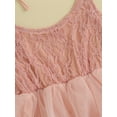 thumbnail image 5 of Bagilaanoe Little Girl Cake Dress Summer Sleeveless A-line Princess Dresses 2T 3T 4T 5T 6T 7T Kid Lace Tulle Patchwork Skirt, 5 of 8